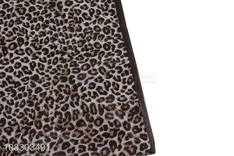 Wholesale leopard grain design fashion tote shopping bag
