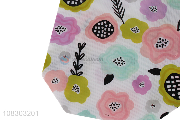 Online wholesale colourful flower printed shopping bag handbag