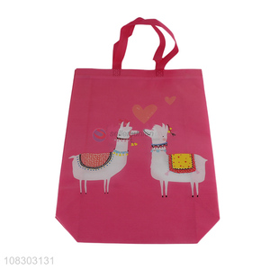 China factory pink eco-friendly women girls shopping bag for sale