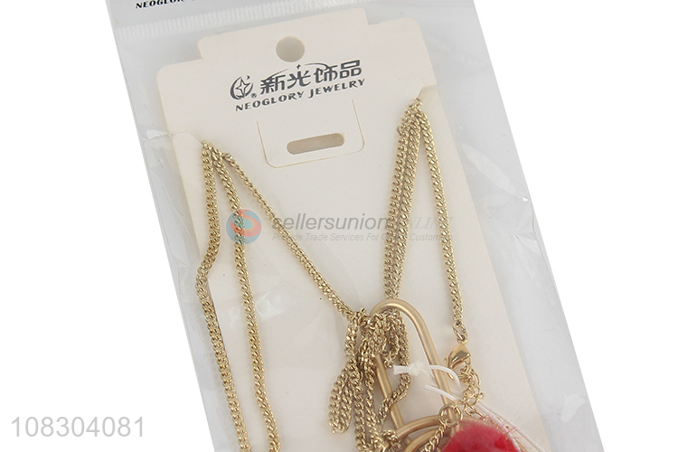 China market creative plating necklace fashion jewelry necklace