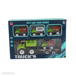 Custom Inertial Farm Vehicle Cute Pull-Back Vehicle Toy Car Set