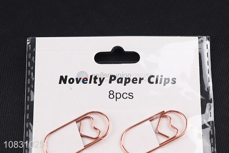 New products metal paper clips cute clips office supplies