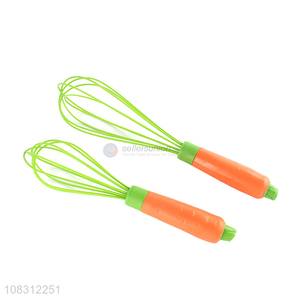 Yiwu supplier creative carrot shape egg whisk home kitchen gadgets