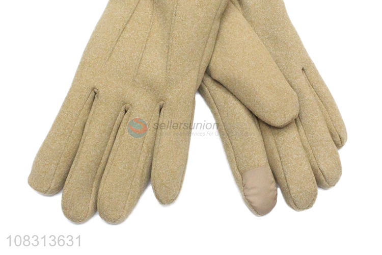 Good quality women winter windproof touchscreen driving gloves