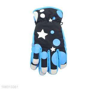 Hot selling kids winter gloves fashion outdoor cycling gloves