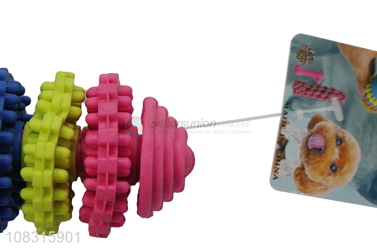 High Quality Colorful Tpr Pet Chew Toy Interactive Pet Toy