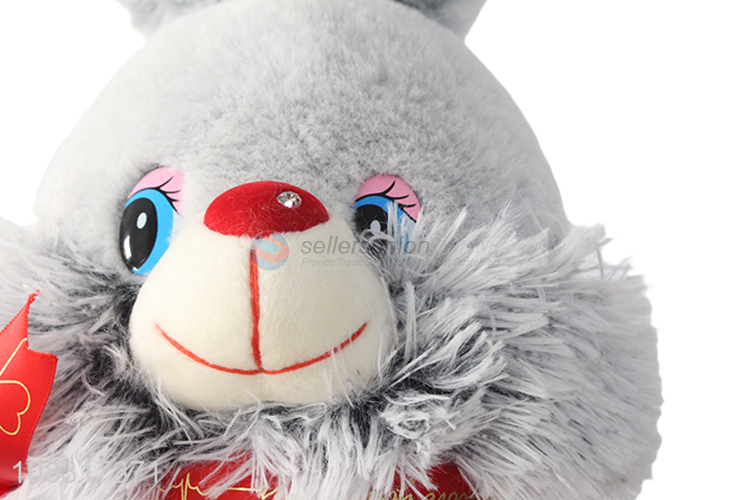 Good price lovely rabbit plush toy custom stuffed toy