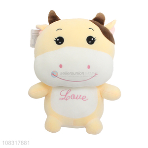 High quality soft lovely stuffed animals cow plush toy