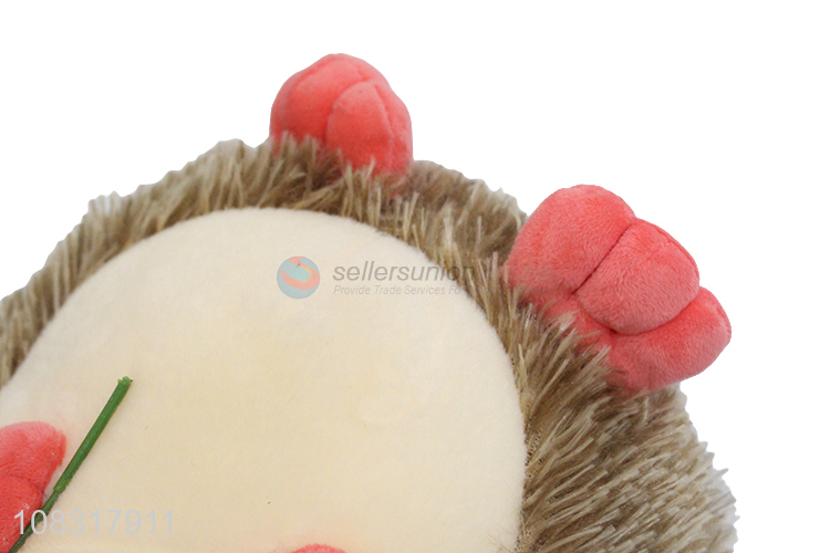 Wholesale hedgehog plush toy soft stuffed hedgehog toy