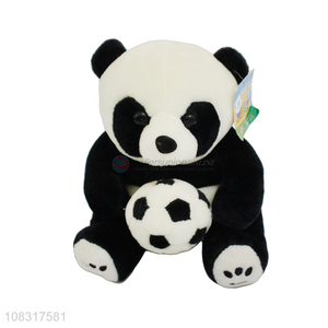 Recent design lovely panda plush toy custom stuffed toy