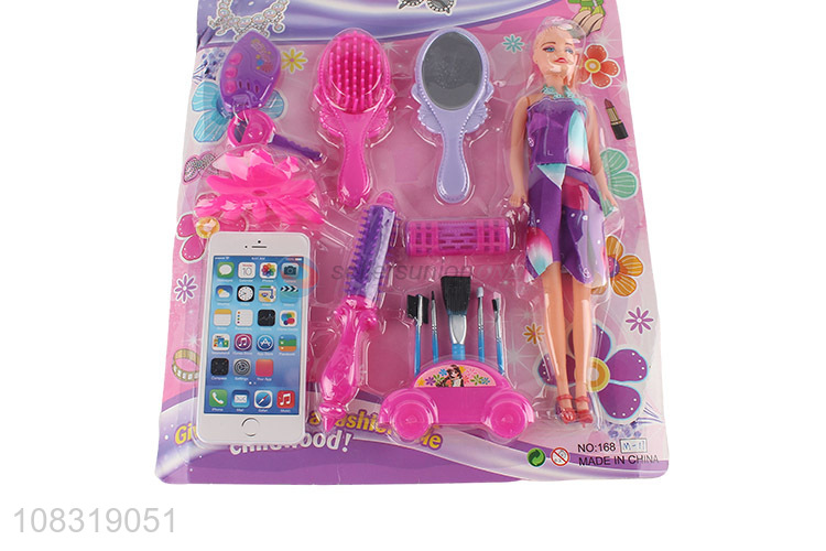 Fashion Girls Beauty Play Sets Hairdressing Toy For Kids