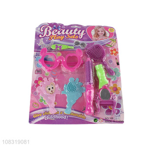 Fashion Simulation Hair Brush Girls Beauty Play Set Toy