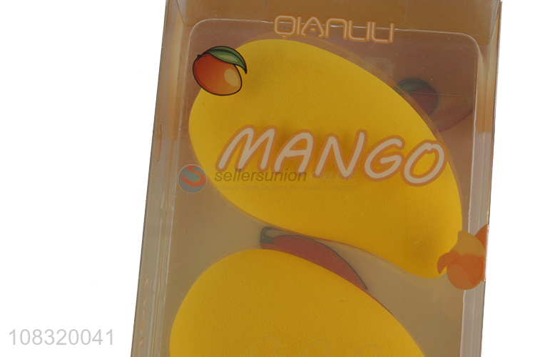 Factory wholesale cute mango beauty egg for ladies makeup