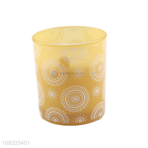 High quality glass wax smokeless scented candle for sale