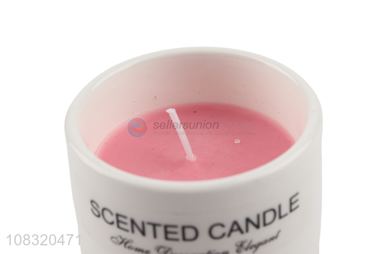 Good quality creative ceramic aromatherapy cup wax scented candle