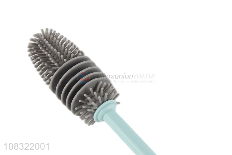 High quality silicone household cup brush bottle brush