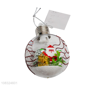 Hot selling lighted Christmas ball ornament Christmas tree baubles