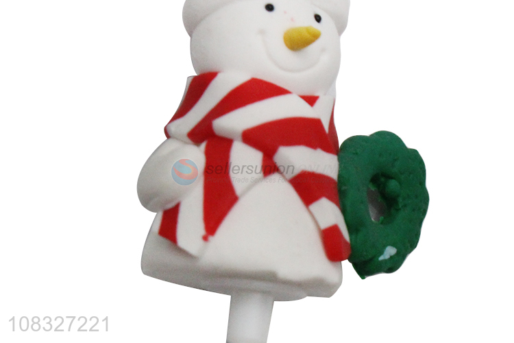 Hot Selling Snowman Figurine Cake Topper For Cake Decoration