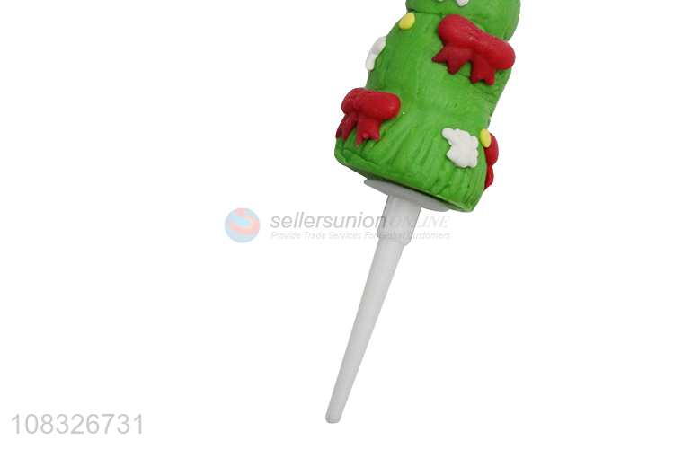 New Style Polymer Clay Christmas Tree Cake Topper For Sale