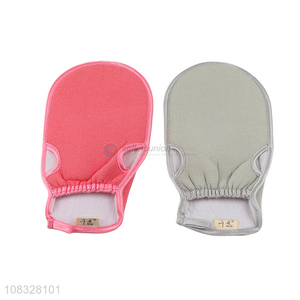 Factory price double sided <em>bath</em> <em>towel</em> <em>bath</em> massage gloves