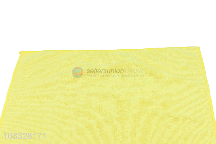 High quality yellow polyester bath towel absorbent towel