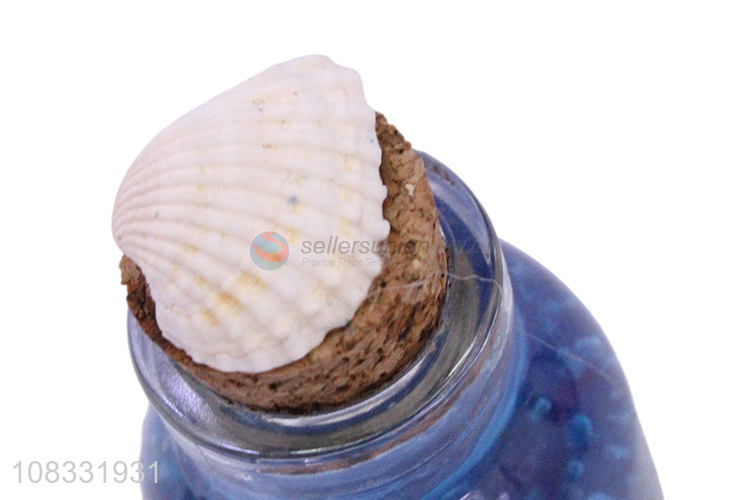 New arrival creative ocean glass bottle home decor crafts