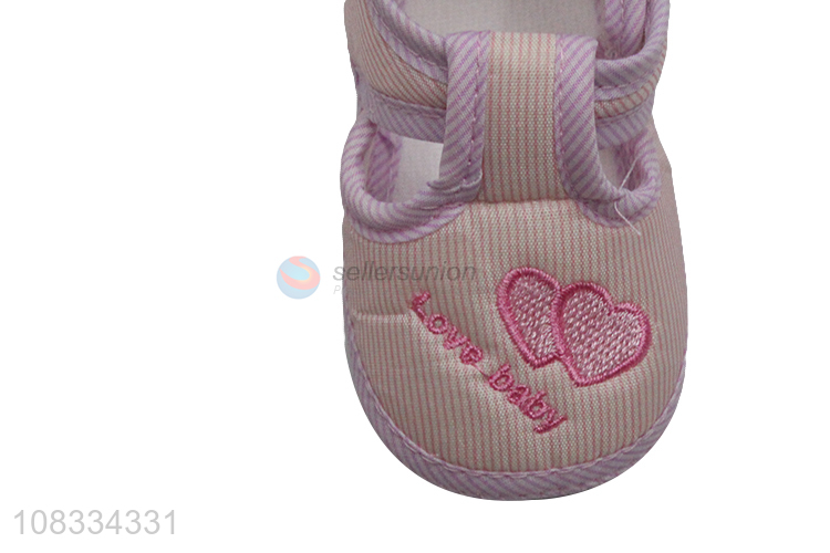 Most popular cotton baby soft non-slip toddler shoes for sale