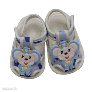 High quality cartoon soft baby sandals baby toddler
