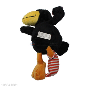 Factory price crow plush toy stuffed toy for kids girls boys