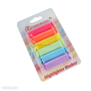 New arrival candy color highlighter marker pen for students