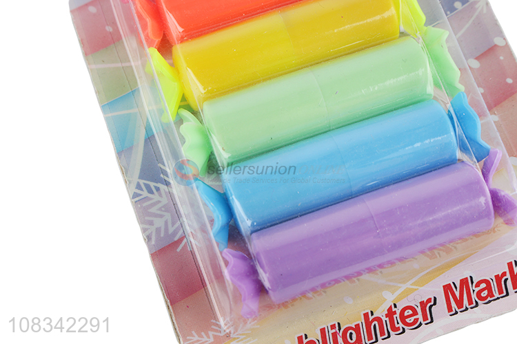New arrival candy color highlighter marker pen for students
