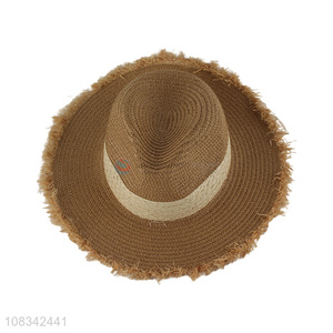Fashion Design Summer Outdoor Straw Hat Beach Sun Hat