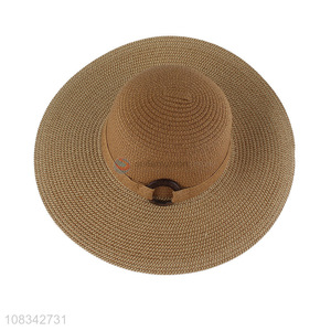 Top Quality Summer Beach Cap Floppy Straw Hat For Sale