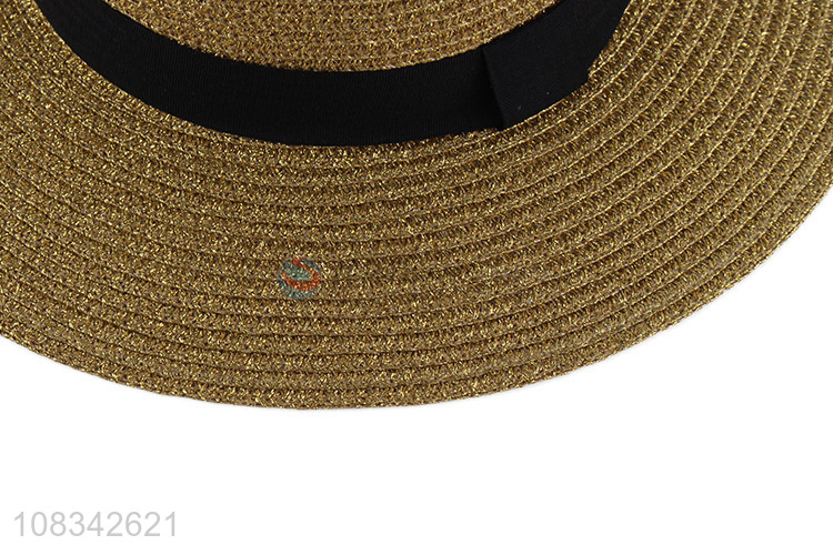 High Quality Fashion Wide Brim Straw Hat Cheap Sun Hat