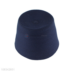 Custom Trendy Straw Bucket Hat Beach Hat Summer Sun Hat