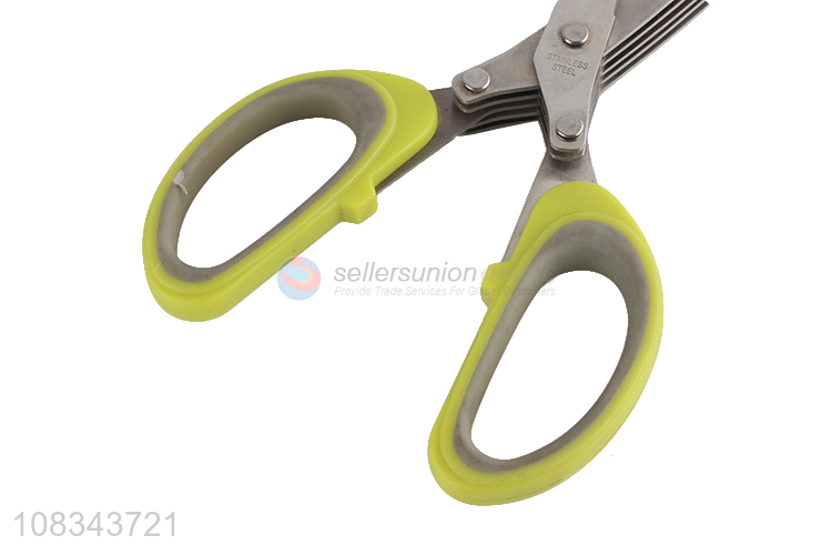 Best quality multi-layer blades stainless steel scissors