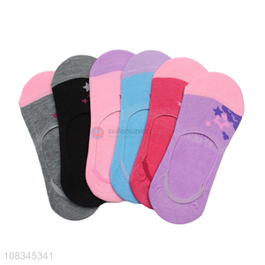 Factory Price Multicolor Polyester Socks Ladies Boat Socks