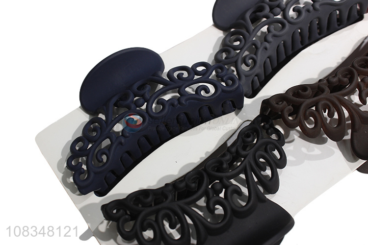China imports colorful plastic hair claw clips hair accessory