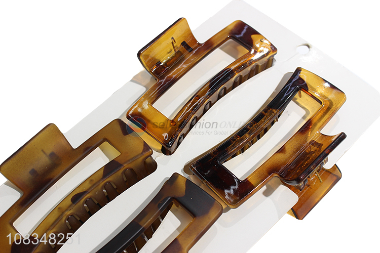 Wholesale medium plastic hair claws women fashion accessories