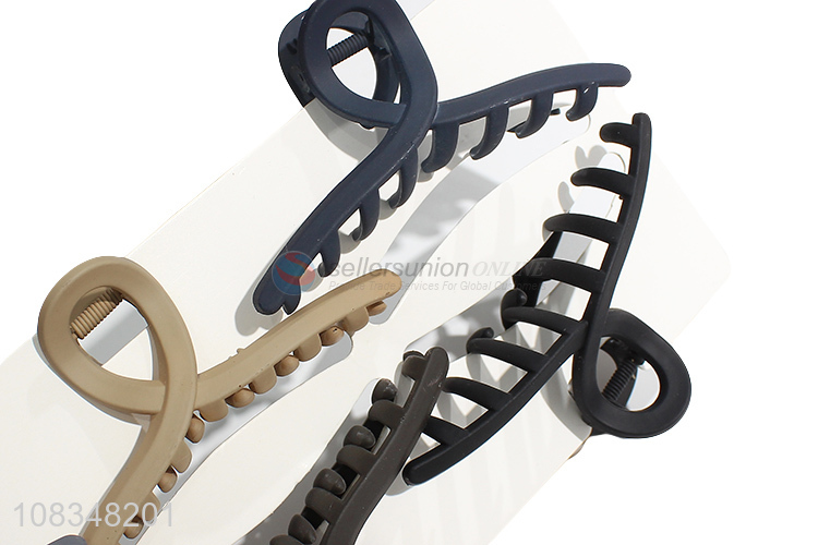 Wholesale colorful strong hold non-slip plastic hair jaw clips