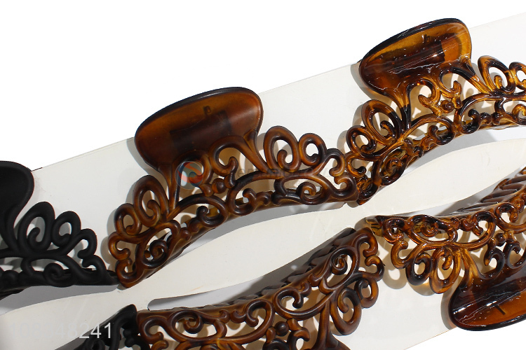 Good price stylish hair jaw clips custom plastic hair clamps