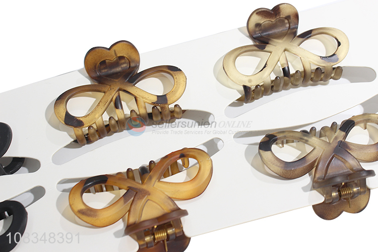 Wholesale women hair claw clips hair clamps for washing face
