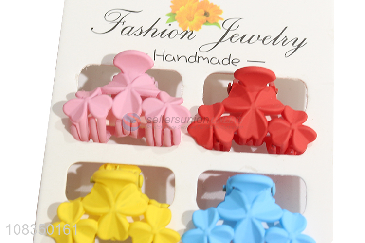 Factory supply colourful fashion girls hair claws for decoration