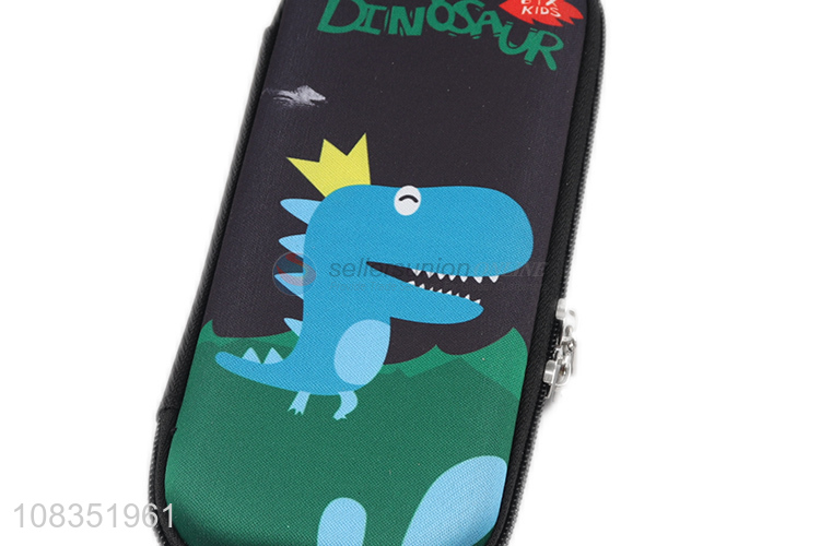 Cute design dinosaur pattern pencil bag stationery storage bag