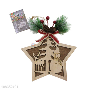 Good Quality Christmas Tree Decoration Hanging <em>Wooden</em> <em>Craft</em>
