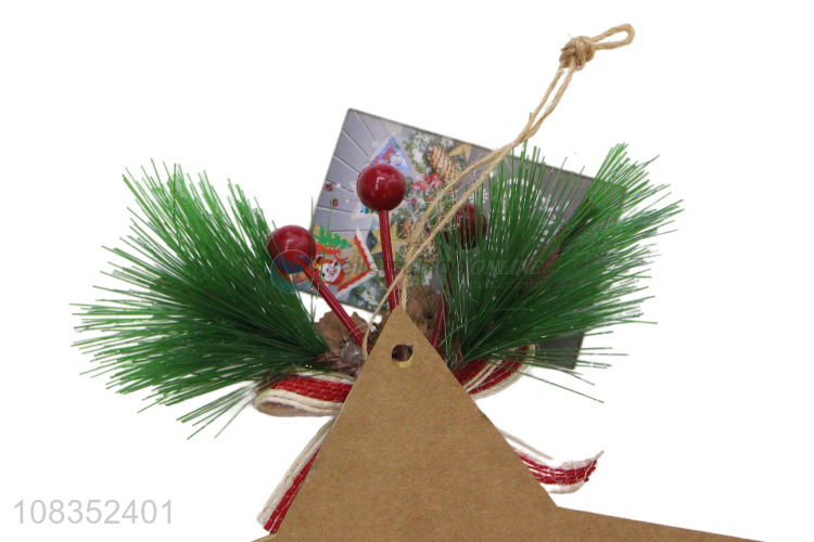 Good Quality Christmas Tree Decoration Hanging Wooden Craft
