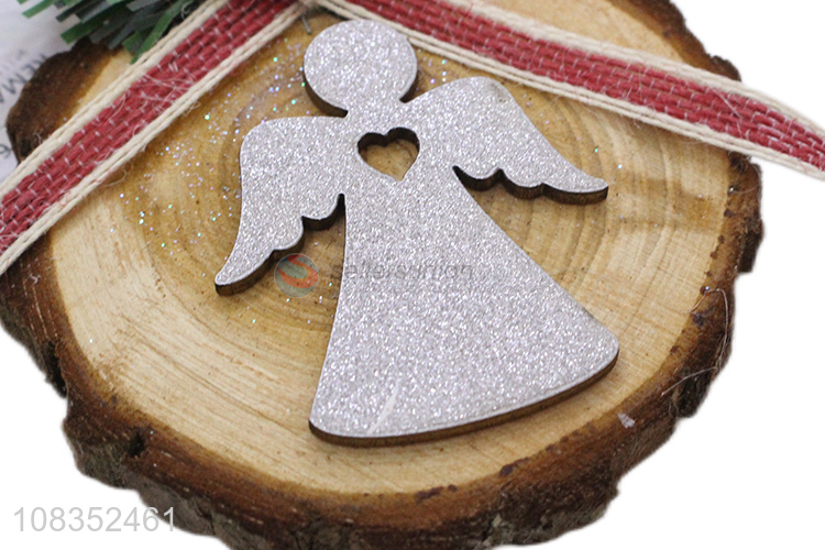 Hot Sale Wooden Craft Christmas Tree Decorative Ornament