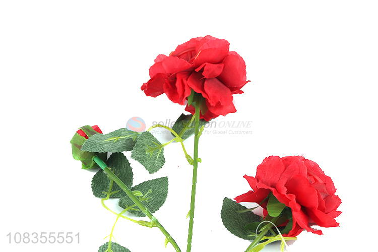 Online wholesale artificial silk cloth peony desktop decoration