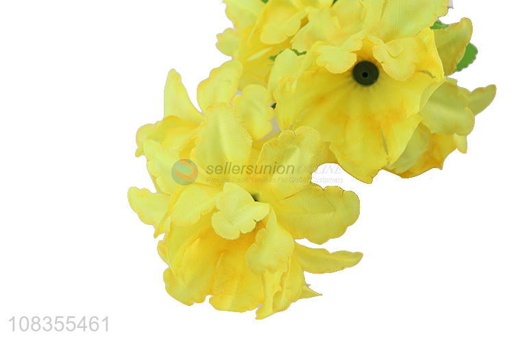 Yiwu wholesale polyester fake flower artificial flower