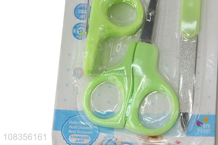 Wholesale baby nail care set nail clipper nail scissors nail file